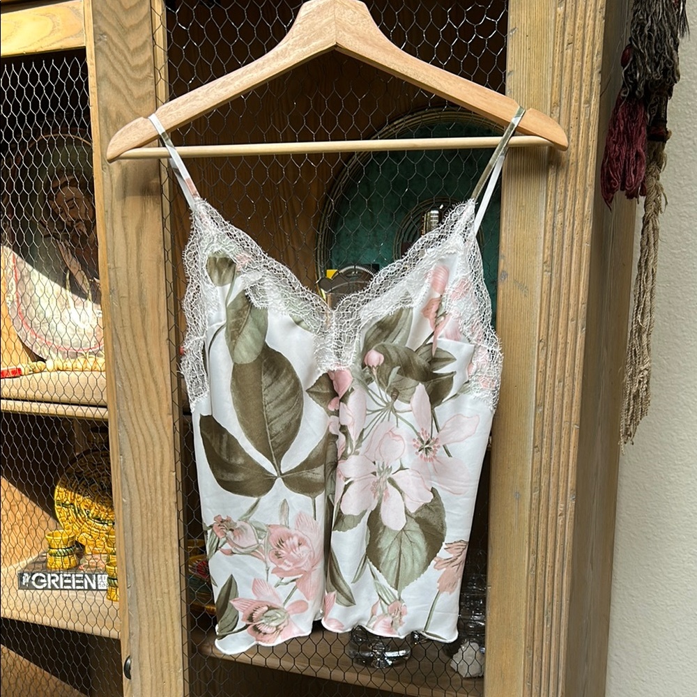 Victoria's Secret Here Comes The Bride Floral Camisole